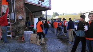Some of the volunteers at Better Block Ground Zero.